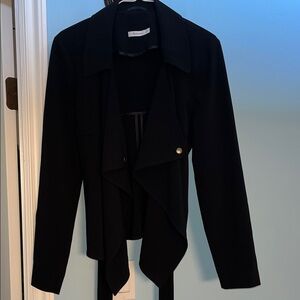 Black Women's Blazer with belt